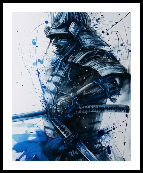 Plakat 40x50cm Samuraj w Błękicie zdjęcie 3