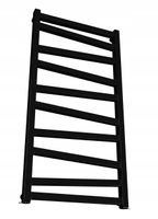 GRZEJNIK DEKORACYJNY LUNA 1190x500 CZARNY POŁYSK