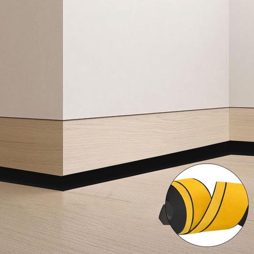 Listwa przypodłogowa PVC biała 80mm x 20mm x 24m elastyczna samoprzylepna na Arena.pl
