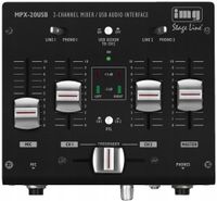 2X 3-kanałowy mikser stereo IMG Stageline MPX-20USB