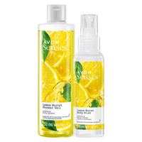 Avon Senses Lemon Burst Zestaw Żel 250ml + Mgiełka