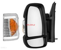 Lusterko LEWE Manualne 2 pin drzwi Kierowcy Fiat Ducato III 2006-2023