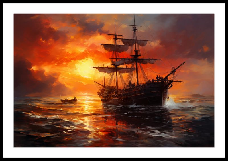 Plakat 60x40cm Ogień na Wodzie zdjęcie 3