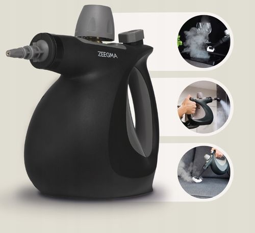 MYJKA PAROWA PAROWNICA NA PLUSKWY CZYŚCIK CIŚNIENIOWY 1000W 3BAR 8 KOŃCÓWEK na Arena.pl