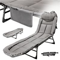 Łóżko Turystyczne Luaro Składane Leżanka Leżak Polowe Karpiowe Biznesowe