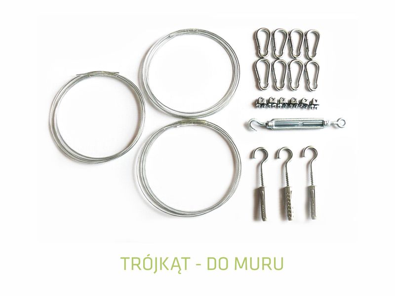 TRÓJKĄT - ZESTAW MONTAŻOWY DO MURU zdjęcie 1