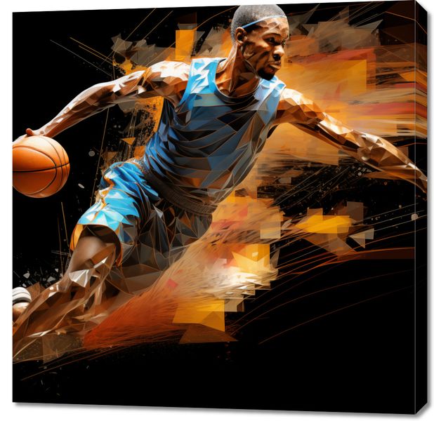 Obraz 90x90cm Przełomowy Drybling zdjęcie 1