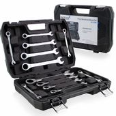 13380 Zestaw kluczy płasko oczkowych 12 elementów klucze