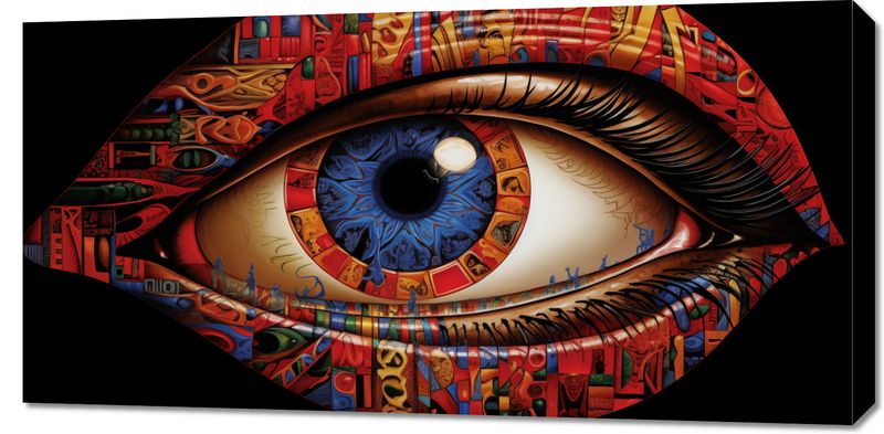 Obraz 100x50cm W Oku Obserwatora zdjęcie 1