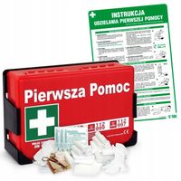 APTECZKA PIERWSZEJ POMOCY APTECZKA ZAKŁADOWA + INSTRUKCJA PIERWSZEJ POMOCY