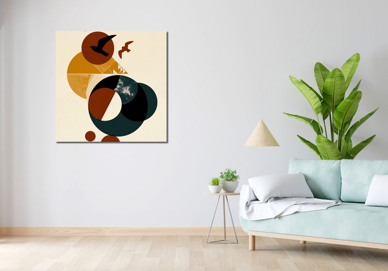 Obraz 90x90cm Kosmiczne Migracje zdjęcie 2