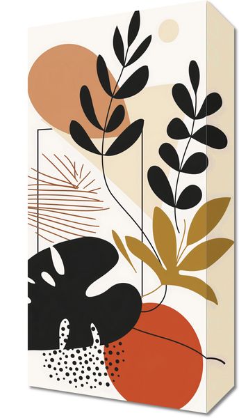 Obraz 20x40cm Zawisły Liść zdjęcie 1
