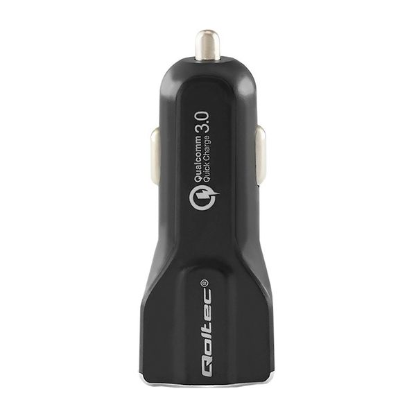 Qoltec Ładowarka samochodowa | Qualcomm QuickCharge 3.0 | 12-24V | 3A | USB zdjęcie 2