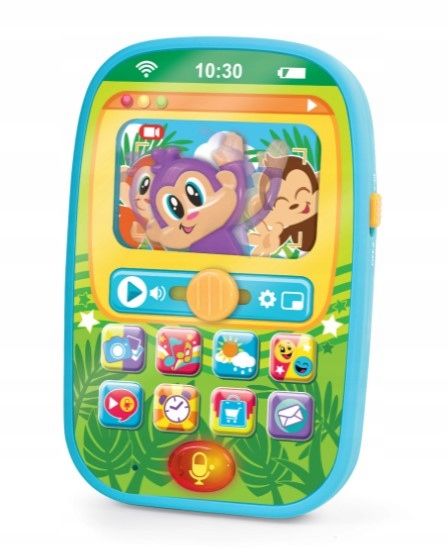 DUMEL RYMUJĄCY SMARTFONIK MAŁPKA TELEFON MÓWI PL zdjęcie 1
