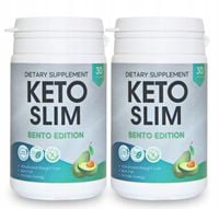 2x KETOSLIM BENTO - SKUTECZNE ODCHUDZANIE, SPALANIE TŁUSZCZU, REDUKCJA 30K