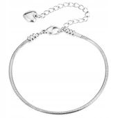 Bransoletka Modułowa Charms Baza z Serduszkiem Bransoletka Trusky