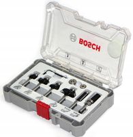 BOSCH ZESTAW FREZÓW 6 SZTUK UCHWYT 6 MM