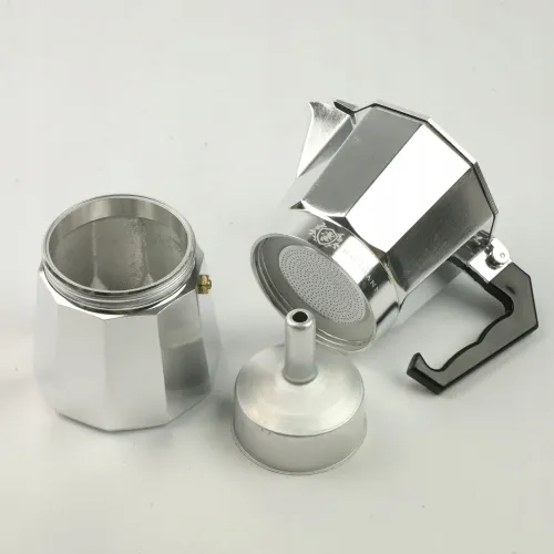 KAWIARKA ALUMINIOWA ZAPARZACZ DO KAWY KAFIETERKA WŁOSKA MOKA NA 6 FILIŻANEK na Arena.pl