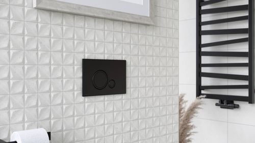 Ringo przycisk spłukujący do stelaża podtynkowego WC Shiro 2.0, czarny soft na Arena.pl