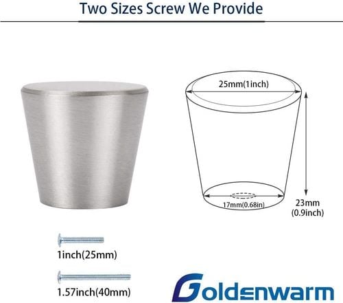 Zestaw 15 Srebrnych Gałek Meblowych Aluminiowe Uchwyty Vintage 25mm na Arena.pl