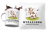 Dla Nauczycielki Zestaw Poduszka + Kubek Prezent Z Nadrukiem Ze Zdjęciem