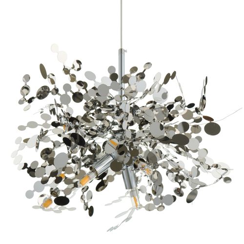 Lampa wisząca MONETTI chrom 40 cm na Arena.pl