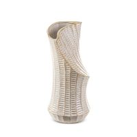 Wazon ceramiczny LIZA 18X18X40 kremowy