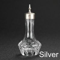 Butelka Do Likieru - Szklana - 50 ml - KOKTAJL BAR Srebrny