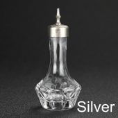 Butelka Do Likieru - Szklana - 50 ml - KOKTAJL BAR Srebrny