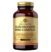 SOLGAR Glucosamine MSM Complex Shellfish-free -glukozaminy MSM (120 kaps.)