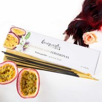 Pack Of 25 Incenses With Pheromones Aroma Passion Fruit Tentación Play Sex