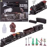 Kolejka elektryczna lokomotywa pociąg ciuchcia para tory kolejowe 1613G