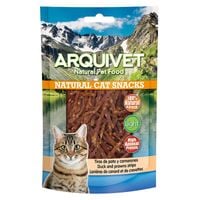 arquivet przysmak dla kota paski z kaczki i krewetek 50 g