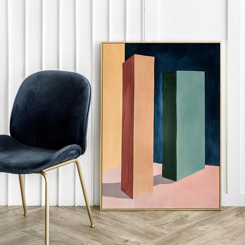 Plakat kompozycja geometryczna 21x29,7 cm A4 na Arena.pl