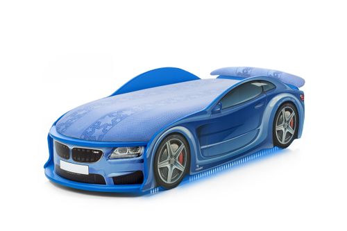 Łóżko AUTO samochód – UNO Beta Full niebieski na Arena.pl