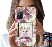 ETUI DO SAMSUNG GALAXY S20 LITE - KWIATISTY WZÓR, MODNE DAMSKIE + SZKŁO