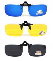 NAKŁADKI PRZECIWSŁONECZNE Z POLARYZACJĄ ZESTAW 3 SZTUKI NA OKULARY UV400