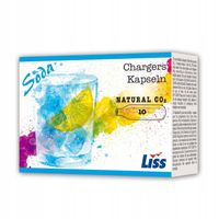 NABOJE DO SYFONU DO WODY SODOWEJ CO2 50 SZTUK LISS