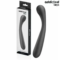 addicted toys masażer anatomiczny silikonowy 22,5 cm czarny