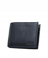 Portfel Męski Skórzany Czarny PUCCINI Z Zabezpieczeniem RFID Etna G009 1