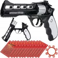 Pistolet na kapiszony hukowy metalowy spłonka 12x72 864 strzały MPS-208-2