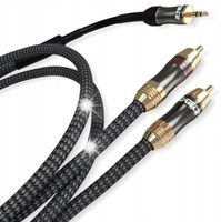 RICABLE MAGNUS JACK 3.5/RCA KABEL MINI JACK 3,5mm STEREO - 2 x RCA AUX 3m