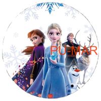 Opłatek na tort KRAINA LODU FROZEN Elsa Anna Postać Bajka Tekst Gratis