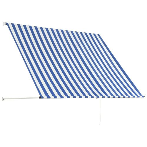 MARKIZA BISTRO 200x150cm NIEBIESKO BIAŁA na Arena.pl