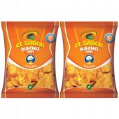El Sabor Nachos barbecue 100 g x 2 sztuk