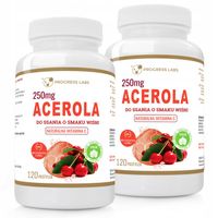 ACEROLA 250mg Naturalna Witamina C DO SSANIA 2x120