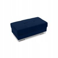 PUFA RIGATTO GRANATOWA NIEBIESKA Pojemnik Podnóżek PUF KRONOS VELVET