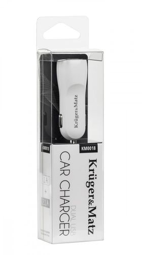 Kruger & Matz ŁADOWARKA SAMOCHODOWA MICRO USB 2.1A na Arena.pl