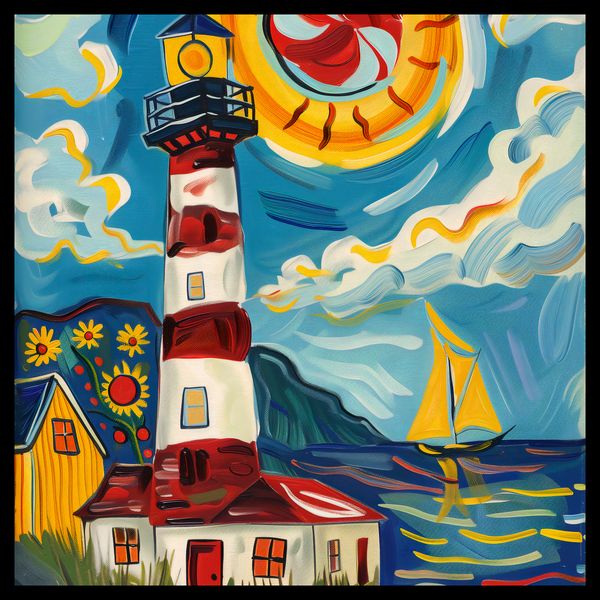 Plakat 40x40cm Żywa Przystań zdjęcie 2