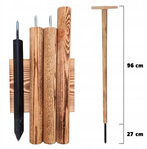 Karmnik Dla Ptaków Na Ziarno Duży Stojący Opalany Solidny + Słonecznik na Arena.pl